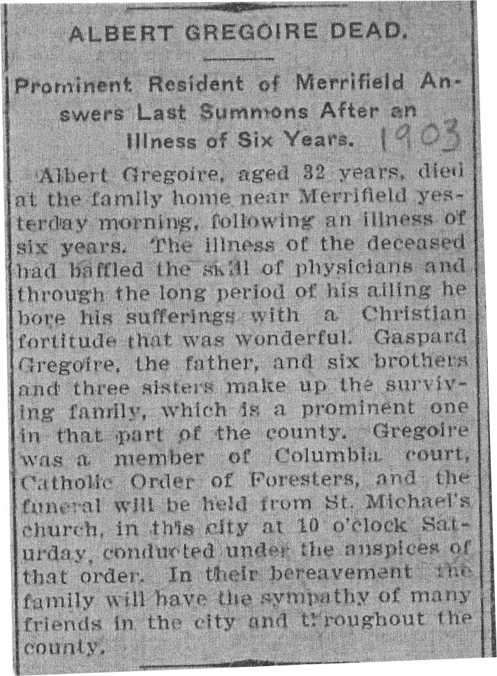 Albert Grégoire Obituary
